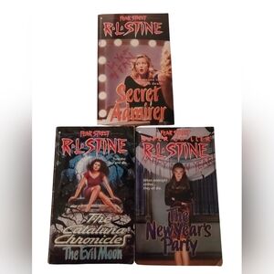 R.L. Stine Lot Of 3 Paperback Fear Street Books Cataluna Chronicles Secret Admir